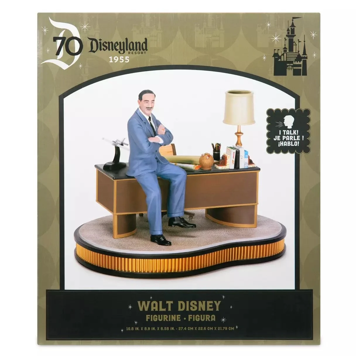 Walt Disney Talking Figure on Disney Store - Disneyland 70th